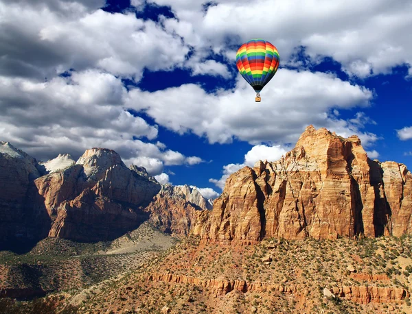 Die landschaft des zion nationalparks in utah — Stockfoto