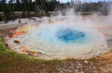 yellowstone alt Şofben havzasında toplayan