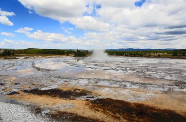 yellowstone firehole Gölü sürücü