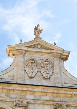 la Catedral de cúpula en el centro de la ciudad de Salzburgo