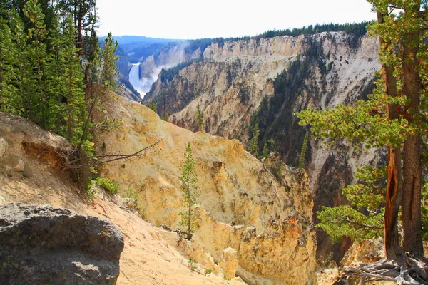 The Grand Canyon of the Yellowstone — Stock Photo, Image