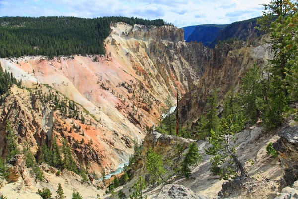 El Gran Cañón de Yellowstone — Foto de Stock