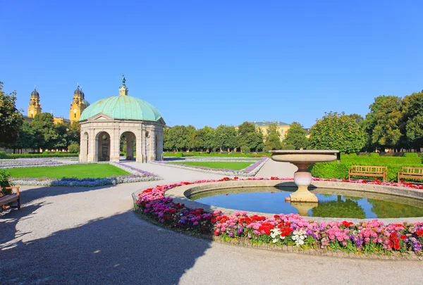 The scenery at the Residenz and Odeonsplatz in Munich — Stock Photo, Image