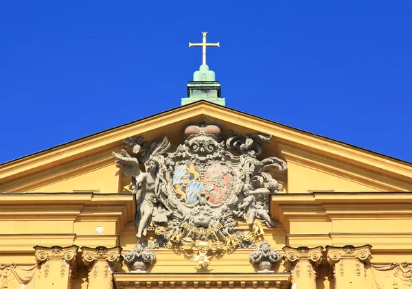 A paisagem no Residenz e Odeonsplatz em Munique — Fotografia de Stock