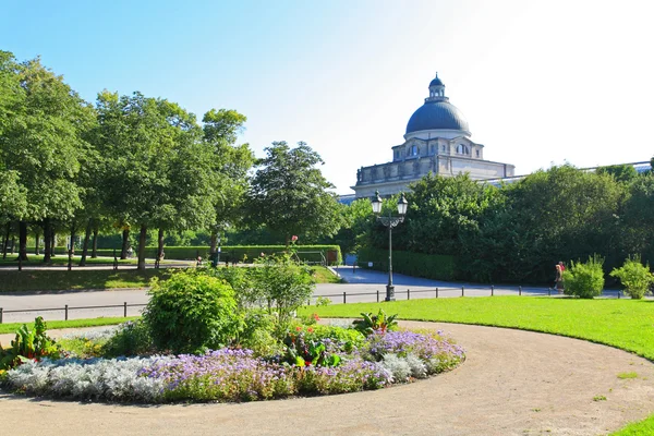 A paisagem no Residenz e Odeonsplatz em Munique — Fotografia de Stock