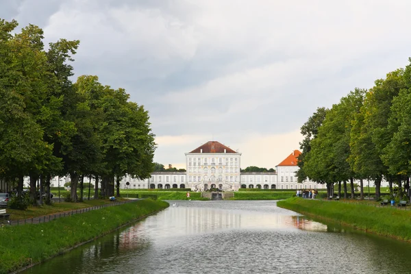 The scenery at the Nymphenburg palace — Stock Photo, Image