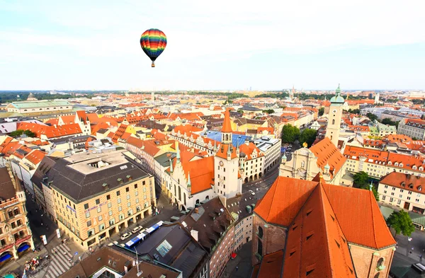 De luchtfoto van München city center — Stockfoto