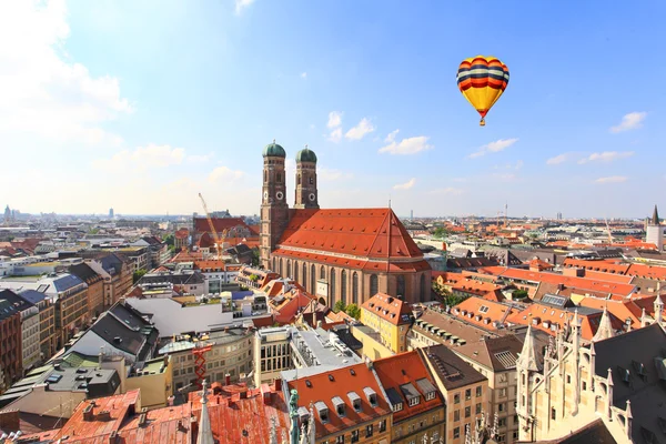 The aerial view of Munich city center — Stock Photo, Image