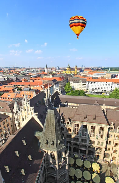 The aerial view of Munich city center — Stock Photo, Image