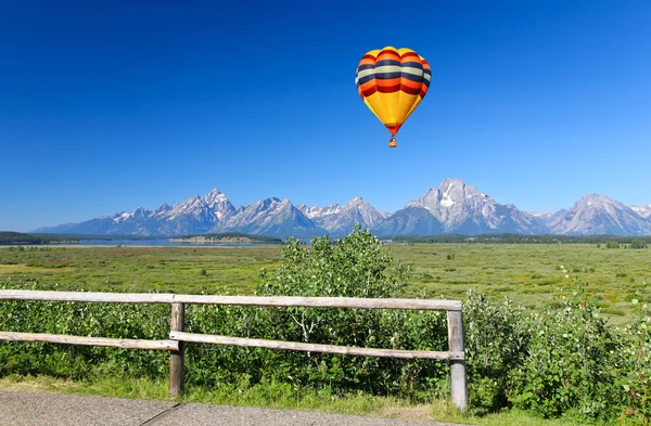 Der Grand Teton Nationalpark — Stockfoto