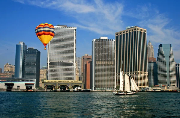 The New York City skyline — Stock Photo, Image