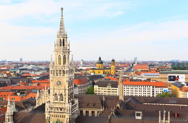 De luchtfoto van München city center — Stockfoto