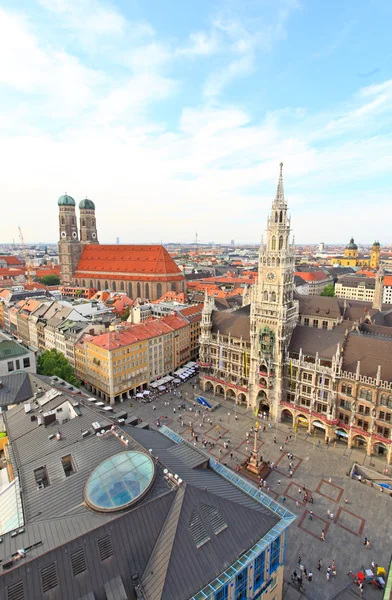 Vue aérienne du centre-ville de Munich — Photo