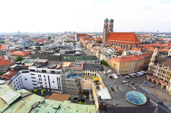 慕尼黑市中心的鸟瞰图 — 图库照片