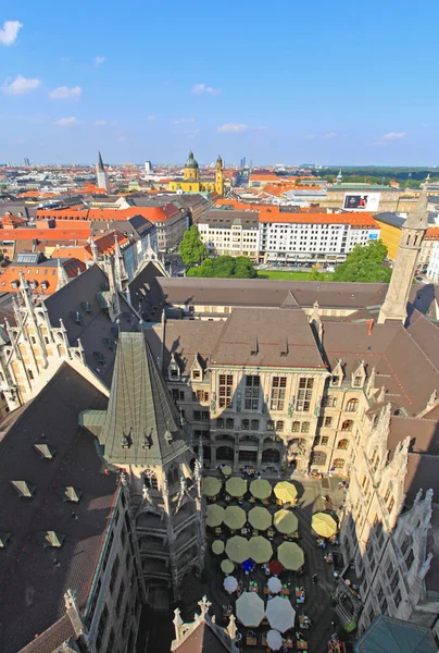 The aerial view of Munich city center — Stock Photo, Image