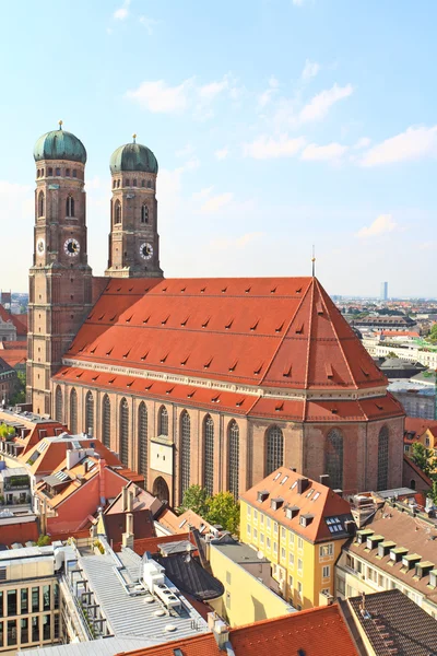 Flygfoto över München city center — Stockfoto