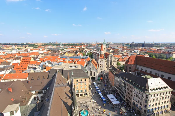 Flygfoto över München city center — Stockfoto