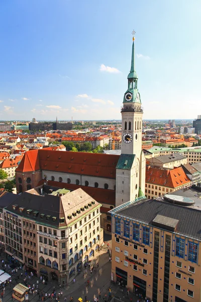 Flygfoto över München city center — Stockfoto