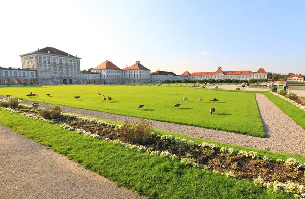 Το τοπίο στο nymphenburg palace — Φωτογραφία Αρχείου