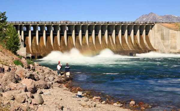 A Barragem Jackson Lake em Grand Teton — Fotografia de Stock