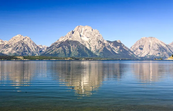 O lago Jackson em Grand Teton — Fotografia de Stock