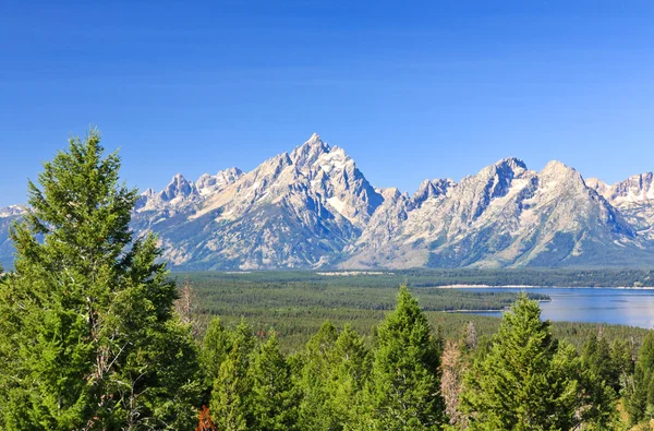 O Parque Nacional Grand Teton — Fotografia de Stock