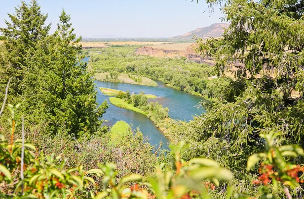 ワイオミング州のヘビ川の風景 — ストック写真