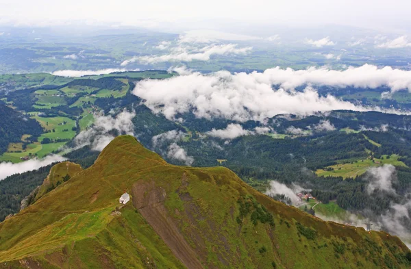 Flygfoto från toppen av pilatus — Stockfoto