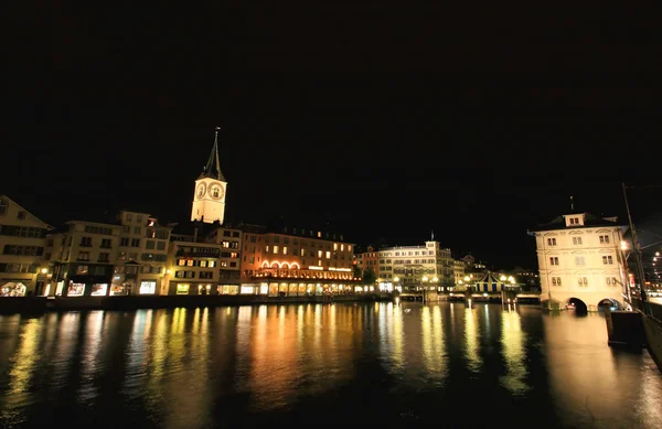 Torre de la Iglesia de San Pedro en Zurich —  Fotos de Stock