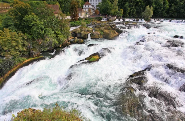 Rhine jatuh di Swiss — Stok Foto