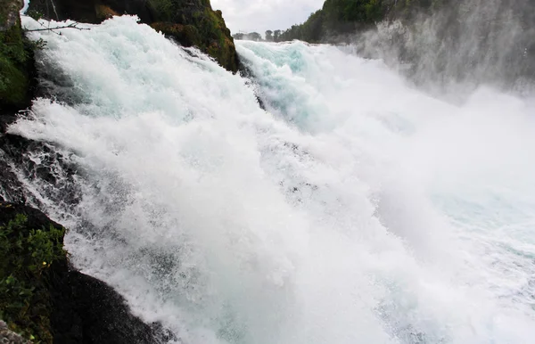 Rhine jatuh di Swiss — Stok Foto