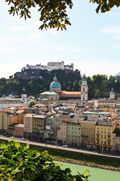 La vista aerea della città di Salisburgo, Austria — Foto Stock