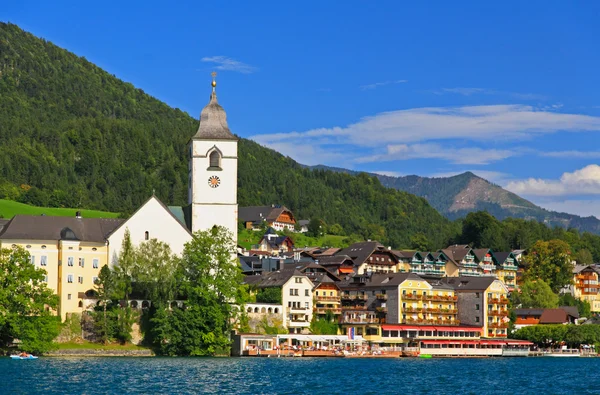 Der schöne St. Wolfgang im Seengebiet — Stockfoto