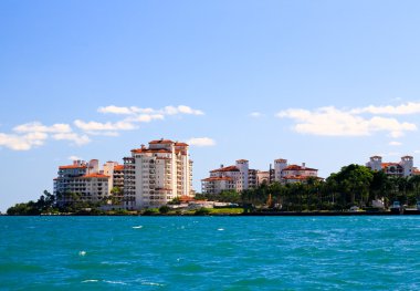 Miami'de bir adada lüks condominium
