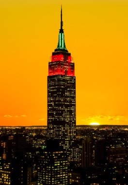 empire state bina ve manhattan midtown manzarası