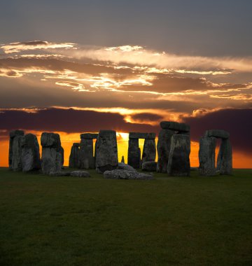 İngiltere'deki ünlü stonehenge