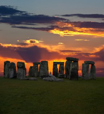 İngiltere'deki ünlü stonehenge
