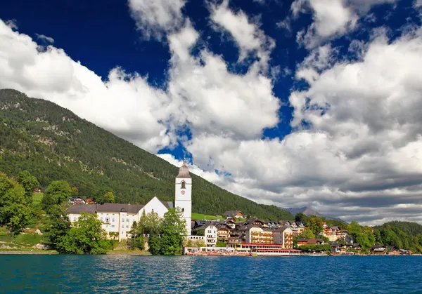 Güzel st. wolfgang Gölü bölgesinde — Stok fotoğraf