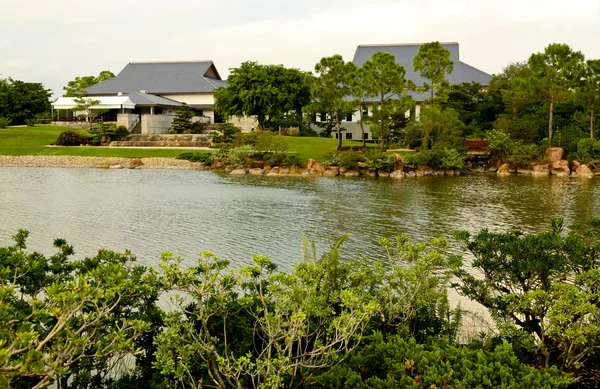 A famous traditional Japanese garden — Stock Photo, Image