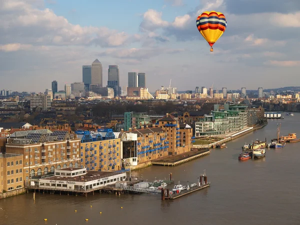 Luchtfoto van city of london — Stockfoto