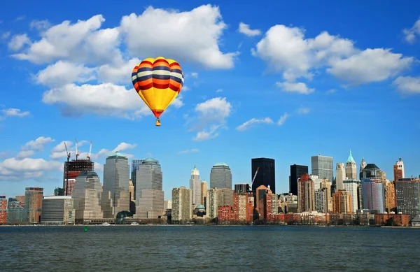 The Lower Manhattan Skyline — Stock Photo, Image