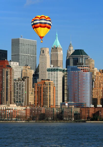 El horizonte del Bajo Manhattan — Foto de Stock