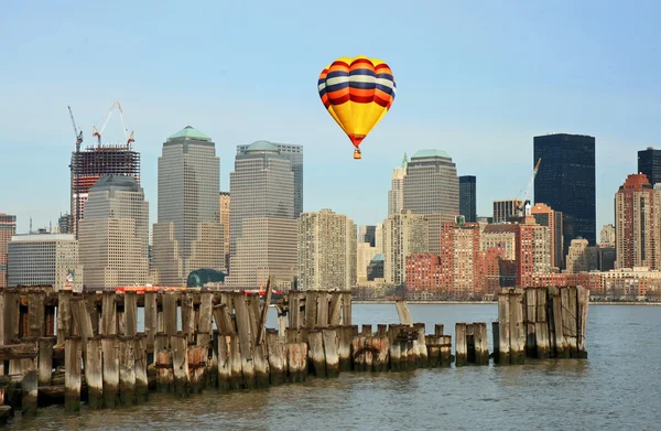 Die untere Manhattan Skyline — Stockfoto