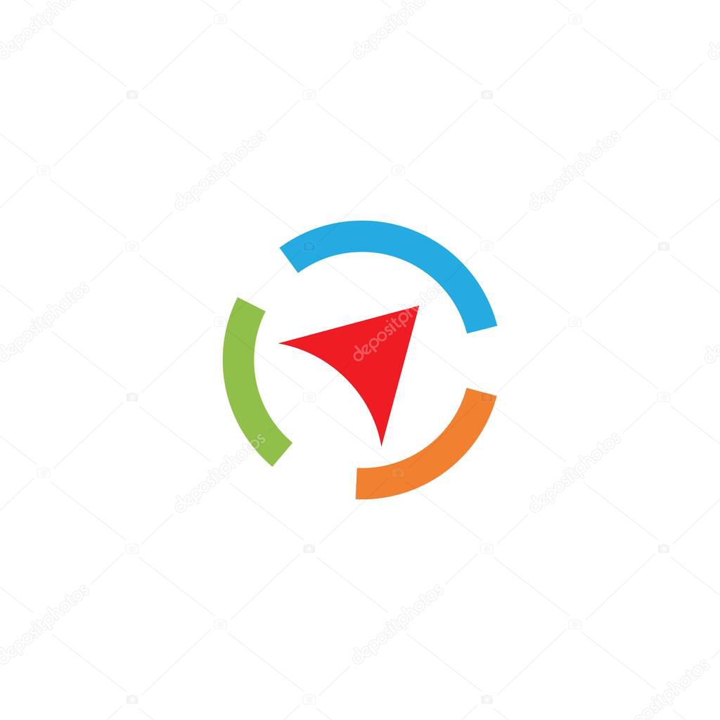 Compass Logo Template vector icon illustration design