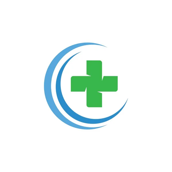 Medical Cross Illustration Logo Template Vector Design — Stock Vector