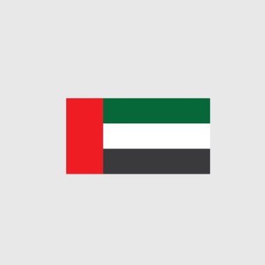 Üniformalı Arap bayrağı çizim vektörü düz tasarım