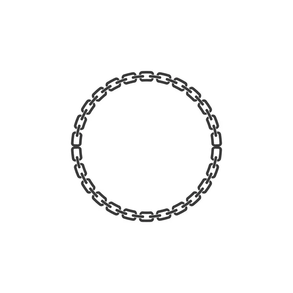 Chain Illustration Logo Vector Design —  Vetores de Stock