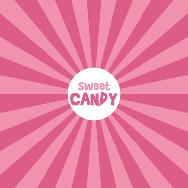 Tatlı boş arkaplan illüstrasyon vektörü düz tasarım