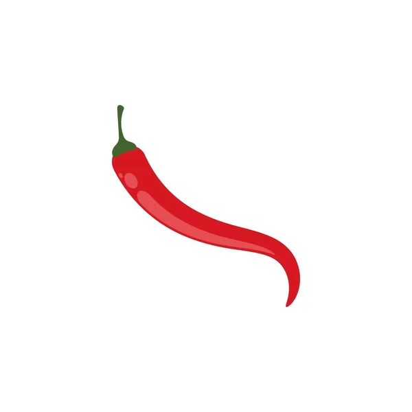 Red Hot Chili Illustration Logo Vector Template — стоковый вектор