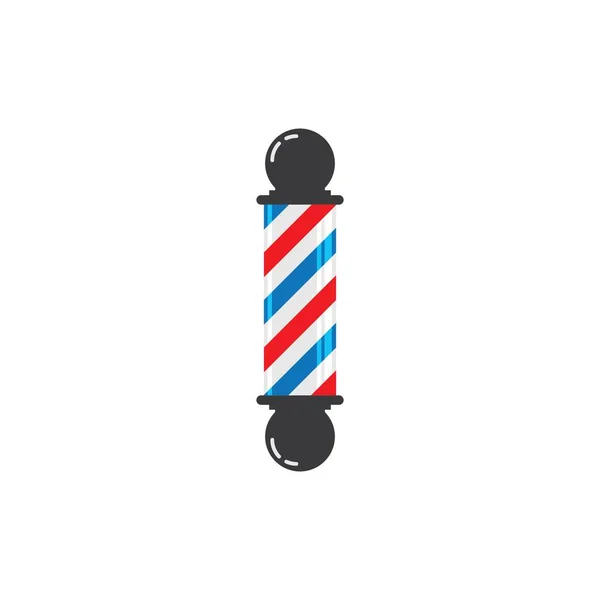 Modèle Vectoriel Ilustration Logo Poteau Coiffeur — Image vectorielle